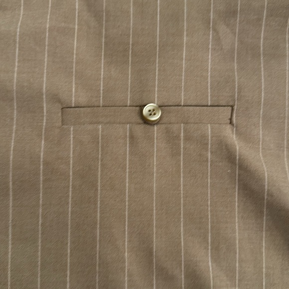 Zara Brown Pinstripe Mini Skirt - Picture 3 of 6